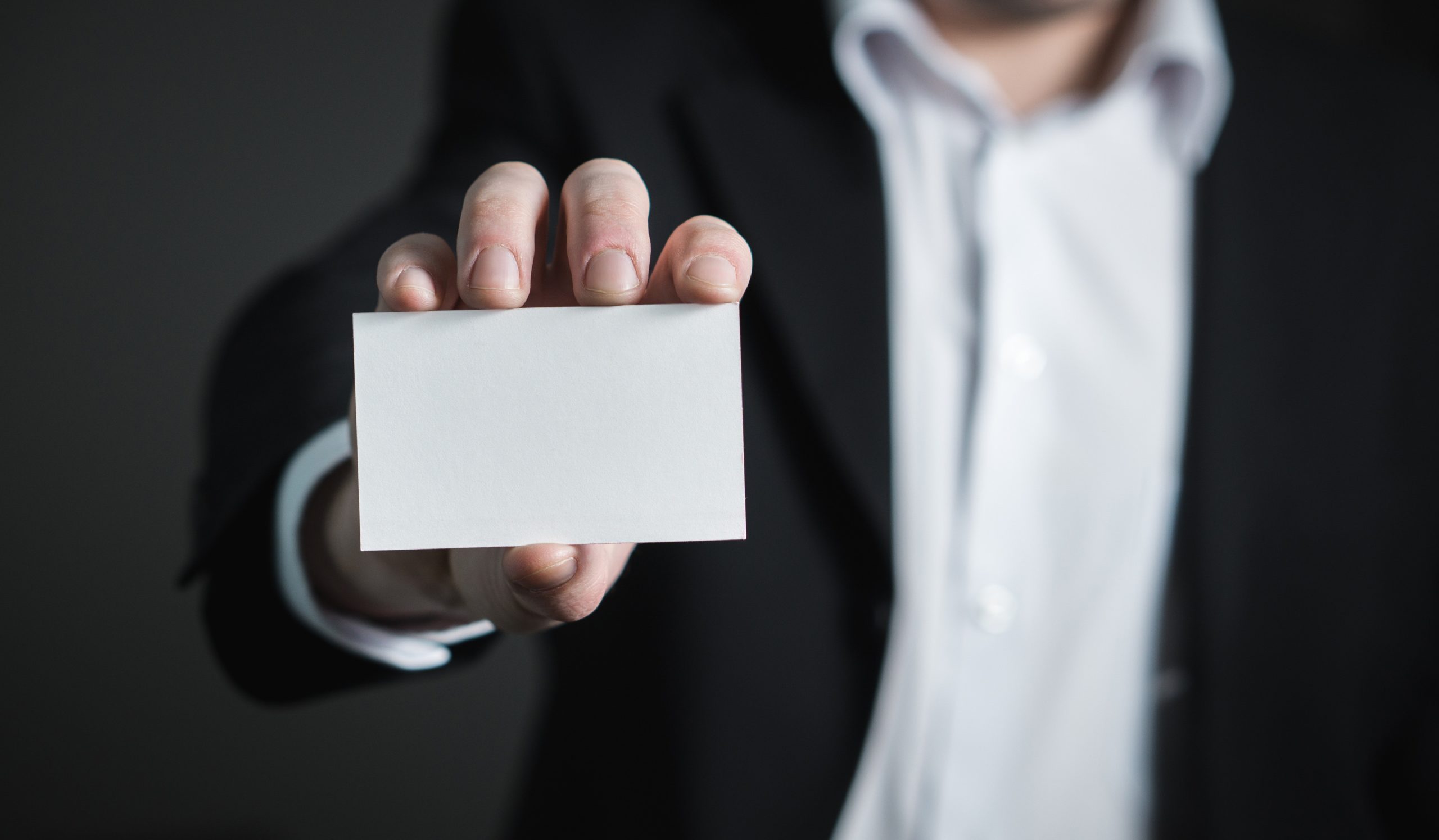 Blank Business Card Image